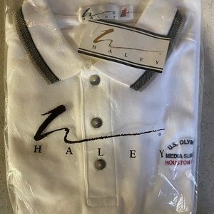 Vintage Haley Pullover Collared Shirt - U.S. Olympic Media Summit Houston 2000